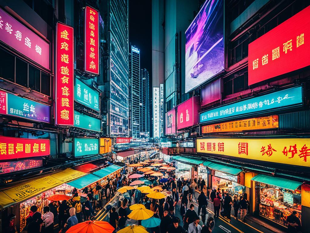 Hong Kong: A bustling metropolis with skyscrapers