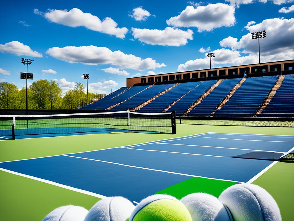 Tennis: Play a competitive or recreational game with friends.
