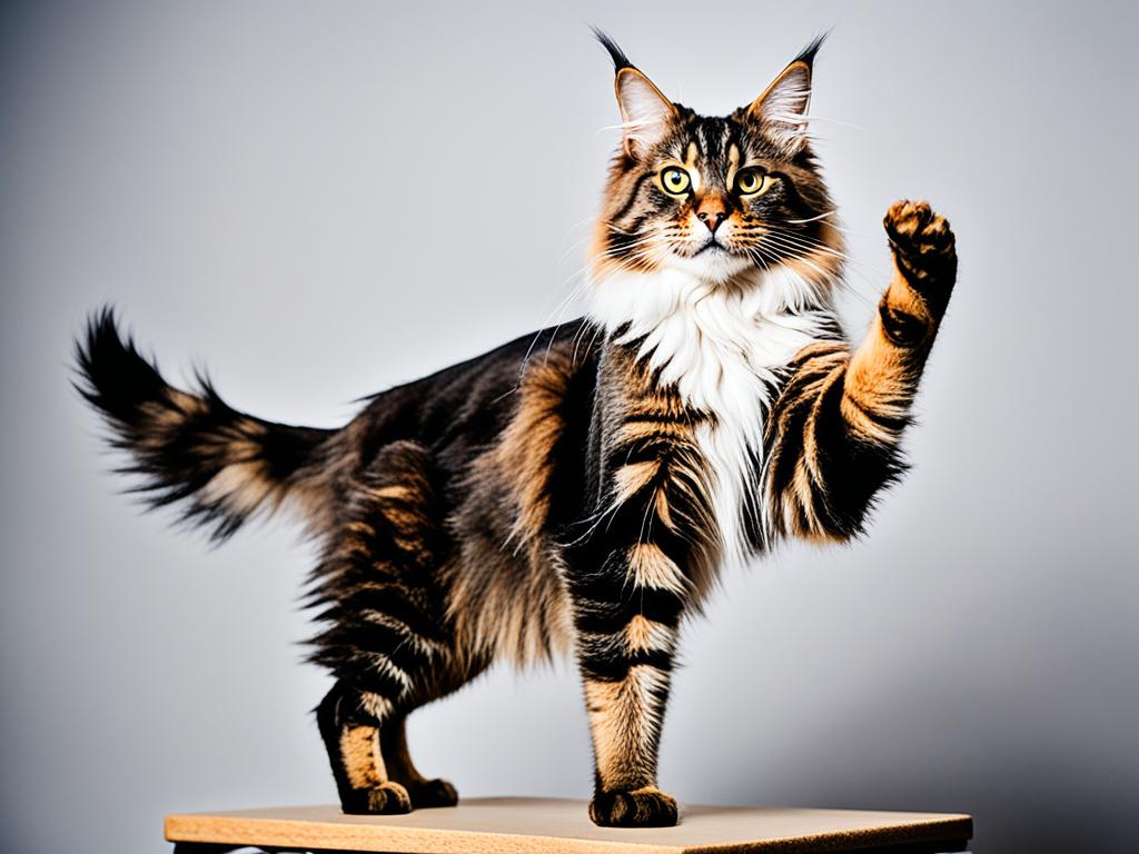 maine coon cat exercise